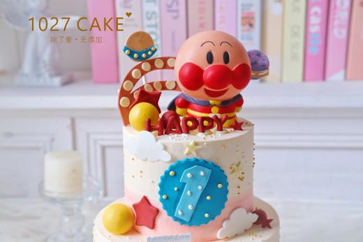 1027CAKE | 面包超人 双层款式 翻糖装饰 周岁 商品图2