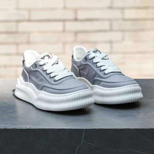 DRONKOO 2024 系带滚条包边布料低帮板鞋 商品图3