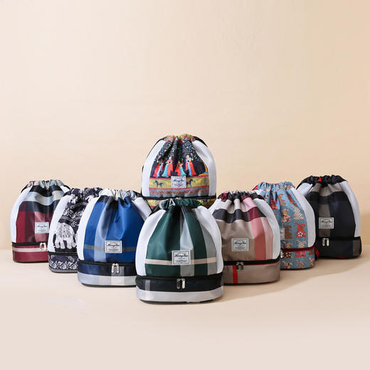 【一包多用，多色可选！】干湿分离游泳休闲双肩包，2024韩版简约瑜伽包轻便防泼水旅行包，运动 健身 旅行 一包搞定-lm！ 商品图3