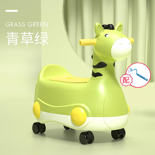 【大号儿童马桶坐便器 宝宝男女小孩便尿盆】卡通婴幼儿骑马座便凳 一车两用  商品图5