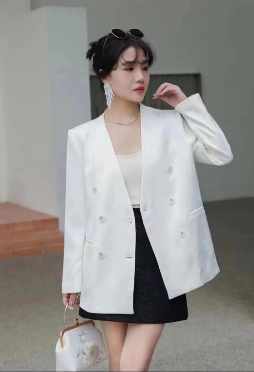 清货（NO 退）清仓 喜出-新中式8905重工提花西服外套 商品图3