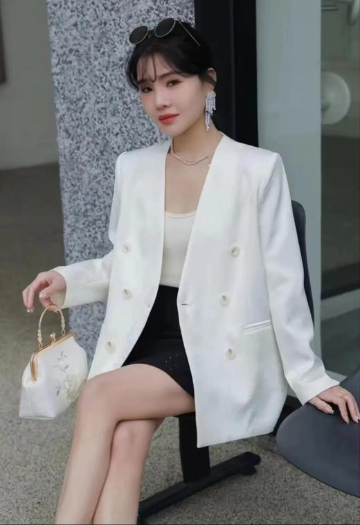 清货（NO 退）清仓 喜出-新中式8905重工提花西服外套 商品图2