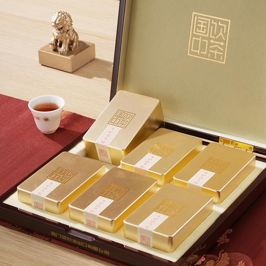 海堤茶叶 国饮中茶系列 CT3180P牛栏坑水仙 岩茶100g/盒 商品图3