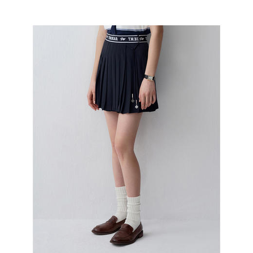 TeenieWeenie小熊字母半身裙女夏季女短裙TTWH242501P 商品图2