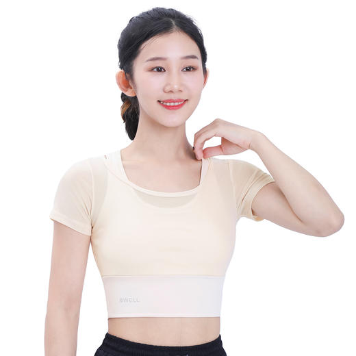 BWELL网纱速干运动短袖BWY7507 商品图3