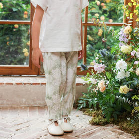 棉果果夏季新品女童梭织九分裤M222208424202