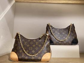 LV/路易威登女包老花牛角包链条包单肩包斜跨包