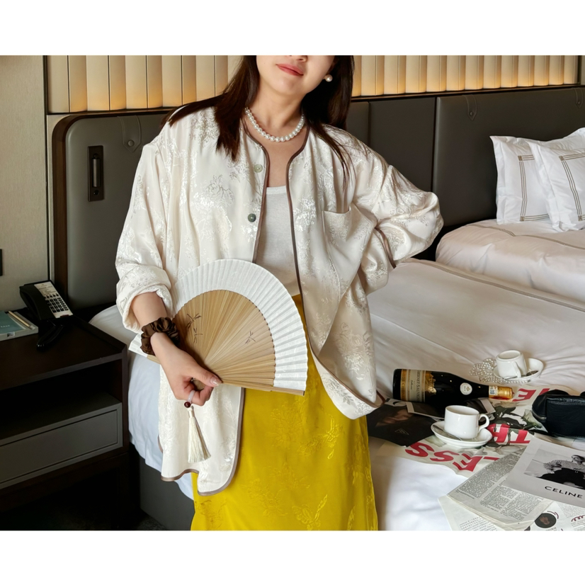 25特价 2404301   国风提花衬衫