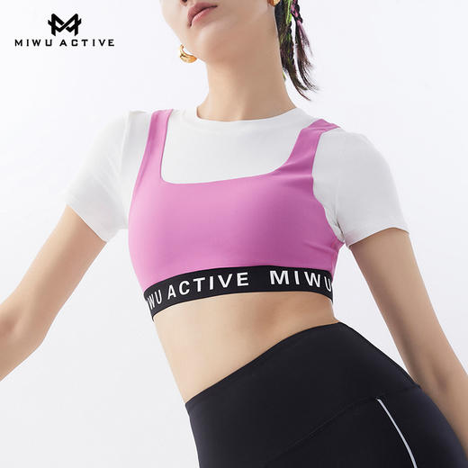 【清仓不退换】迷悟MW10T004撞色紧身T恤 商品图4