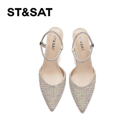 星期六优雅迷人尖头中后空跟鞋SSC1114329 商品图8