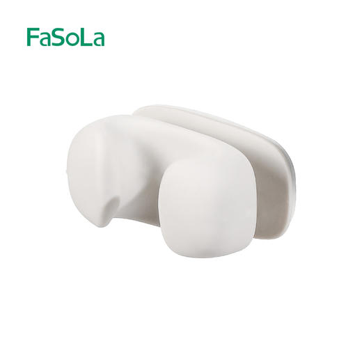 FaSoLa 饭勺收纳架厨房壁挂电饭煲饭铲置物架硅胶挂钩不粘米饭勺子放置架 商品图5