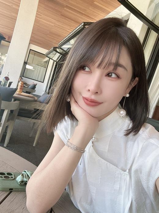 PIANAI冷小姐#白色改良休闲旗袍连衣裙 商品图2