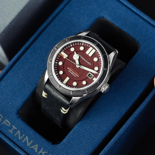 新款|英国SPINNAKER三角帆复古自动机械潜水手表CAHILL夜光5096 商品图3