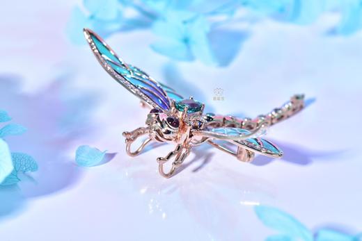 【腾飞】祖母绿蜻蜓胸针-CB12401077 商品图8