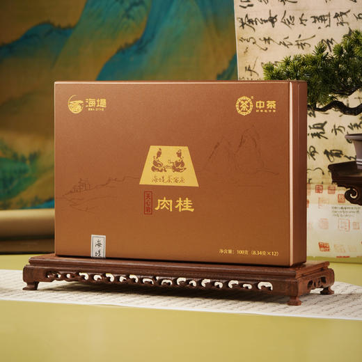 中茶海堤茶客茶AT050NEW天心岩肉桂 100克/盒12包 商品图5