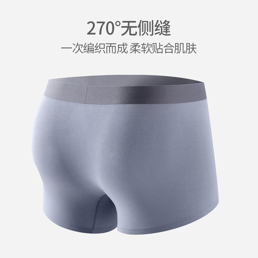 皮尔卡丹男士内裤无痕抗菌平角裤莫代尔短裤四角裤夏季冰丝薄款 商品图1