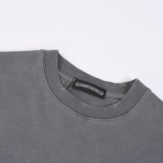 CH 2024夏新款 经典马蹄元素 洗水做旧磨破 OVERSIZE圆领短袖T恤 男女情侣款 Z-11606 商品图5