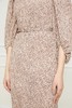 Le Malene 豹纹印花灯笼袖系腰连衣裙 11763 商品缩略图3
