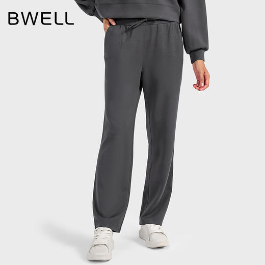 BWELL空气层抽绳保暖直脚运动裤BWY7588K 商品图0