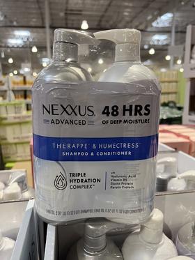 四月特价 NEXXUS 鱼子酱弹性蛋白滋养保湿洗发水1000g，护发素1000g，美国原产，特别配方不含硅酮！美国代购，无中文标签，介意慎拍! M