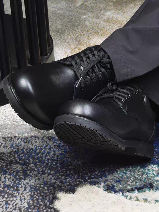 君洛克头层牛皮，防滑大头皮鞋，经典百搭战术皮鞋D19401 商品图9