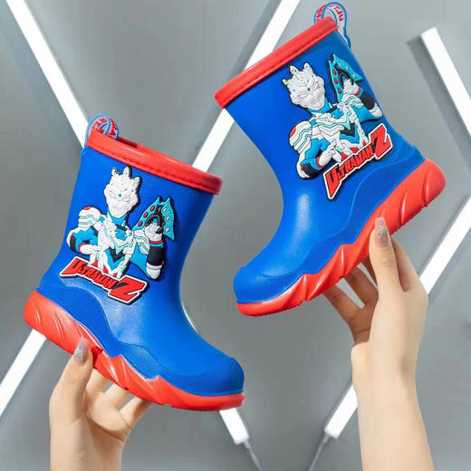2024新款儿童雨鞋奥特曼EVA环保材料防臭防滑[UY240026] 商品图0