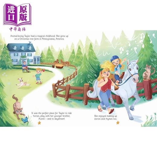 【中商原版】一起看看泰勒.斯威夫特Lets Meet Taylor Story of a superstar 英文原版 儿童绘本故事书 图画传记 进口儿童读物 商品图1