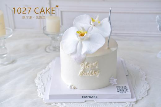 1027CAKE |  蝴蝶兰 鲜花蛋糕 简约氛围感 商品图0
