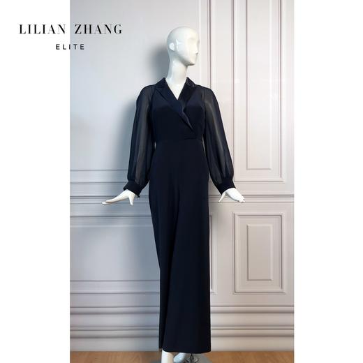 定制—精"剪"入微—吸烟装(Le’ Smoking)知性气质醋酸连体裤2304100 商品图2