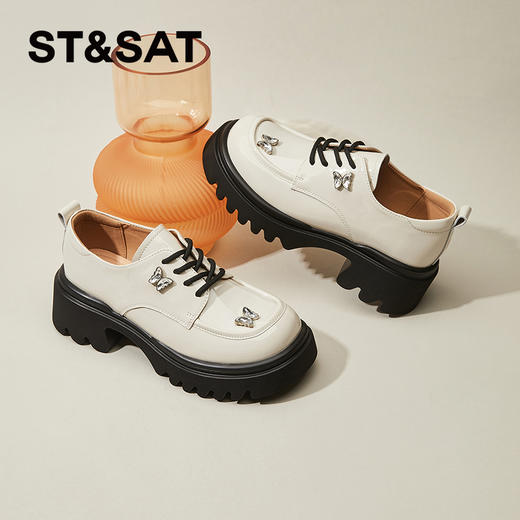 星期六英伦蝴蝶百搭乐福鞋SSC1112152 商品图1