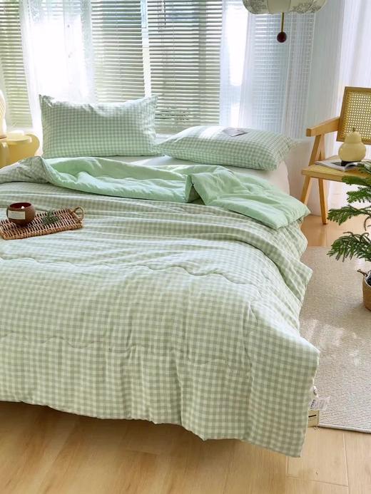 无印风格子云朵棉夏被200*230cm 商品图10