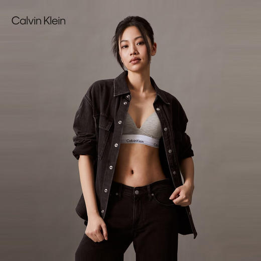 CKU【摩登引力带】新款女士无钢圈薄垫深V文胸QF7622AD 商品图8