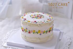1027CAKE | 小碎花蛋糕 手绘花花