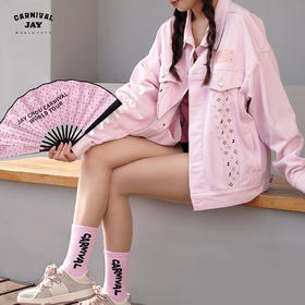 周杰伦嘉年华粉色特别牛仔外套礼盒