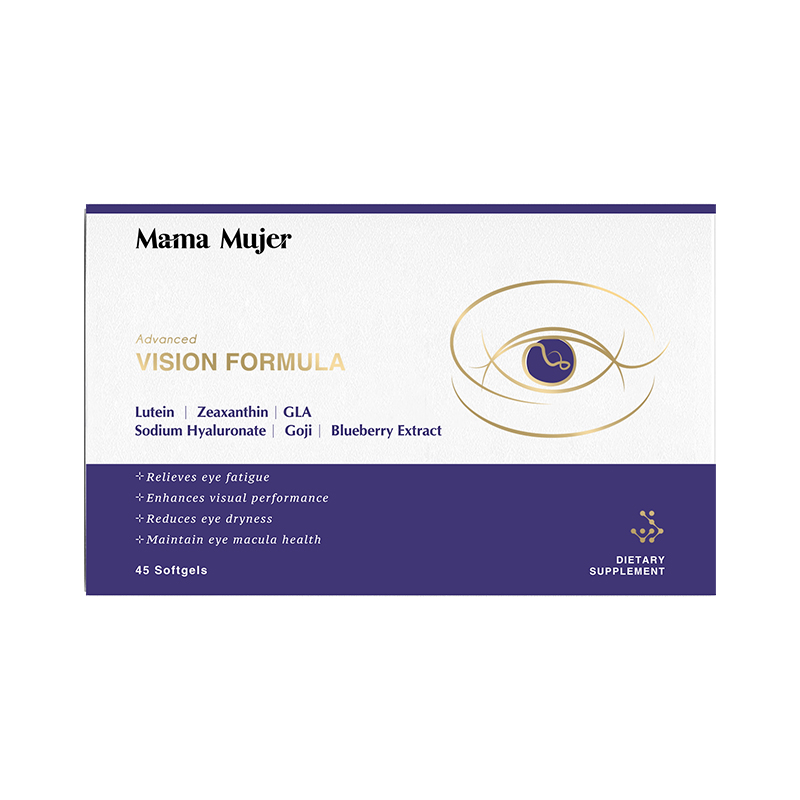 Mama Mujer 越橘叶黄素γ-亚麻酸护眼胶囊45粒/盒