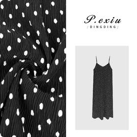 04-1潘依绣丁丁宠粉【星河梦境】浪漫风法式波点吊带连衣裙 MY24001