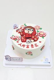 人间富贵花蛋糕（白色蛋糕体款）