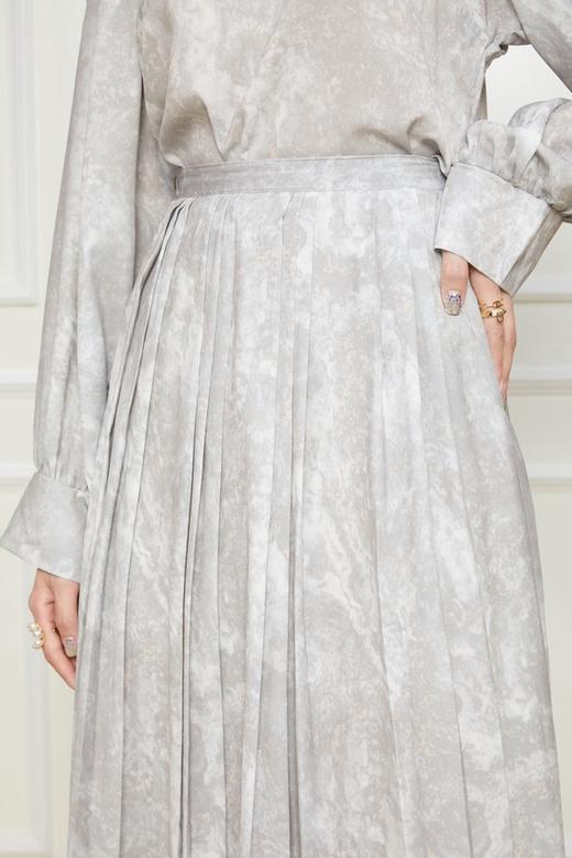 Le Malene 艺术风晕染百褶裙 11850 商品图3
