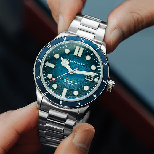 新款|英国SPINNAKER三角帆复古自动机械潜水手表CAHILL夜光5096 商品图5