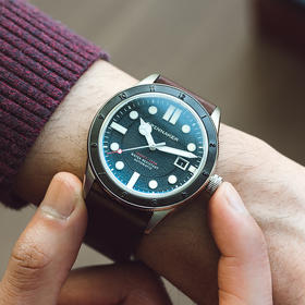 新款|英国SPINNAKER三角帆复古自动机械潜水手表CAHILL夜光5096