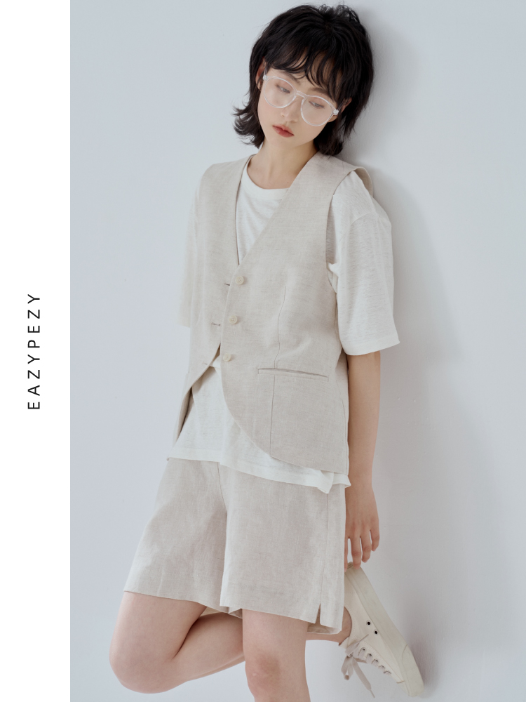 2024SS 安妮霍尔马甲短裤套装