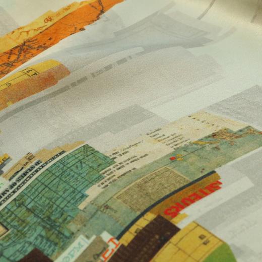 【甄珠贝·时尚高级感系列】53*53cm楼宇倒影丝巾和珐琅丝巾扣礼盒套装 商品图3