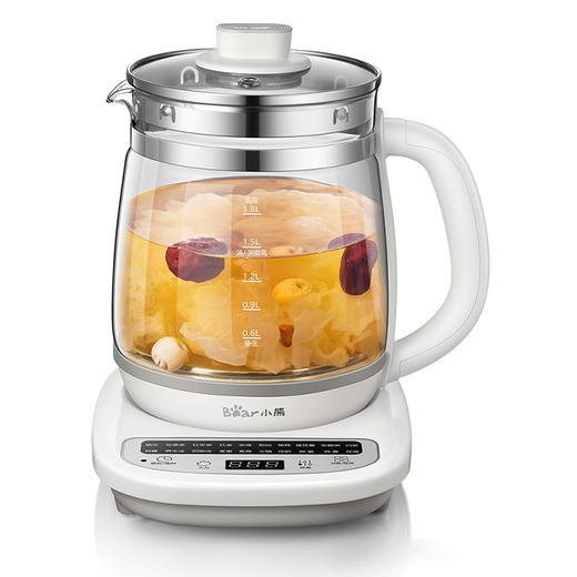 小熊（Bear）养生壶煮茶器烧水壶电热水壶迷你玻璃花茶壶保温热奶壶 YSH-C18Z2 商品图2