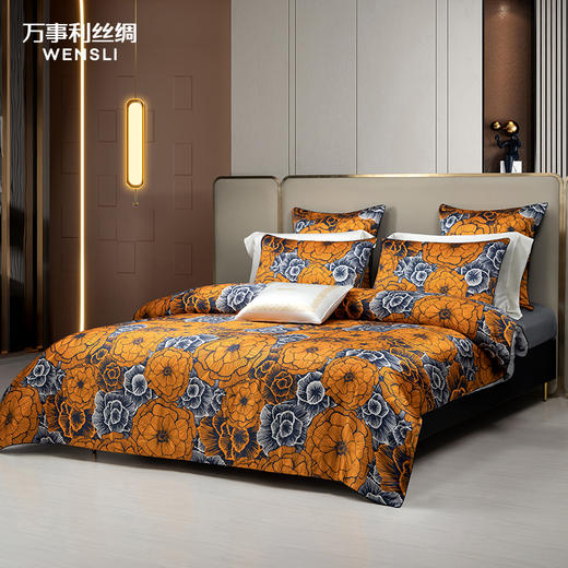 万事利“花锦年华”床品四件套（四季版） 商品图1
