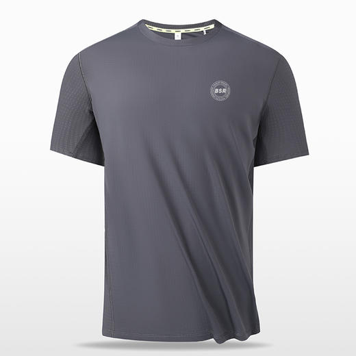 冰丝 弹力魔方圆领T恤 商品图3