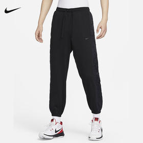 Nike/耐克男裤速干加绒拼接篮球长裤春季新款黑色卫裤FN2671-010