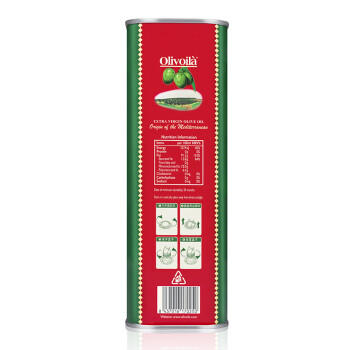 欧丽薇兰 Olivoila 食用油 保真 特级初榨橄榄油红装3L（地中海原装进口） 商品图3
