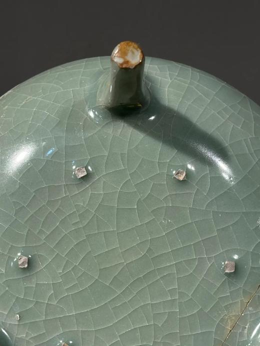 官窑釉青瓷三足双耳鼎式炉，顺丰包邮 商品图12