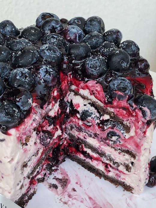 为蓝莓疯狂打call 蓝莓假日流心蛋糕 加高款 商品图4