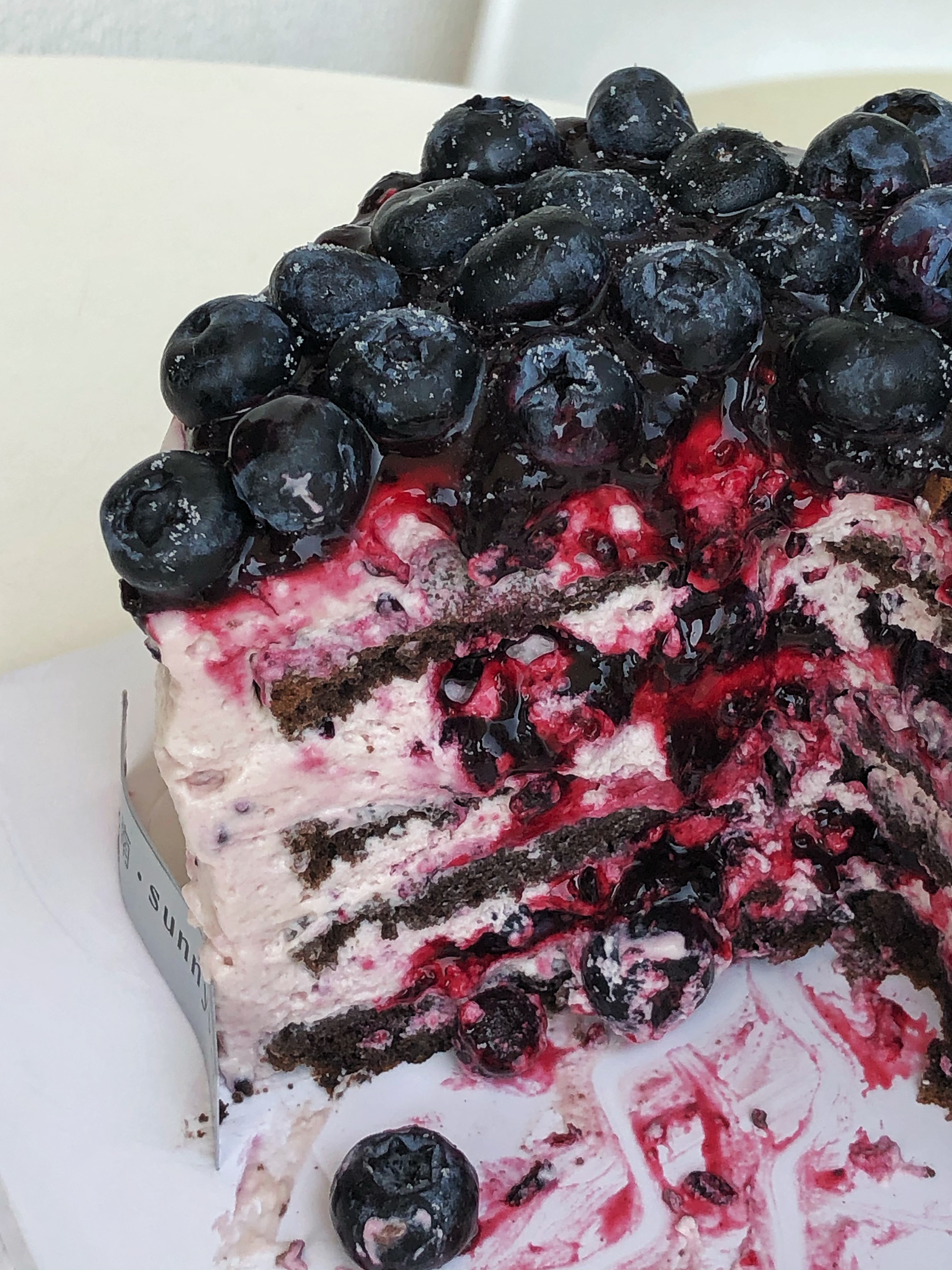 为蓝莓疯狂打call 蓝莓假日流心蛋糕 加高款